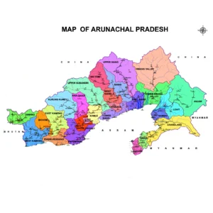 Arunachal Pradesh Map