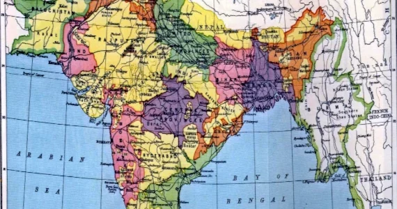 British Raj Map