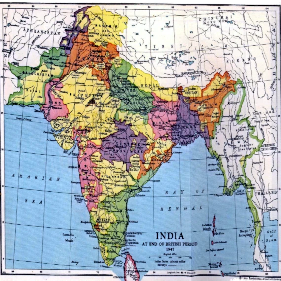 British Raj Map