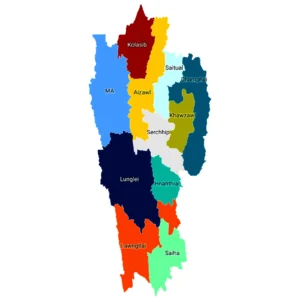 Mizoram Map