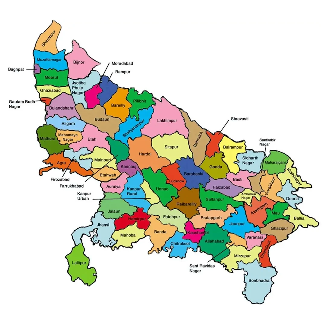 Uttar Pradesh Map