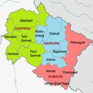 Uttarakhand State Map